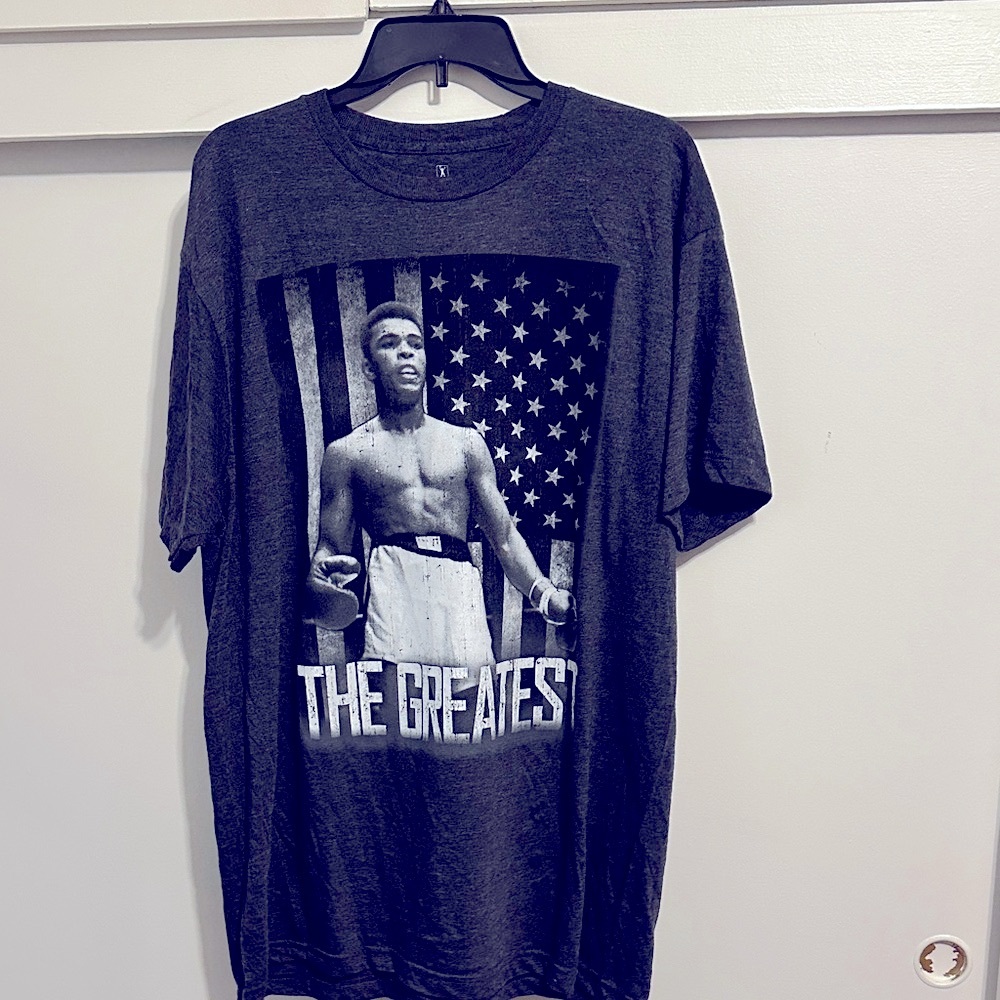 New ALI Black Graphic T-Shirt - The Greatest